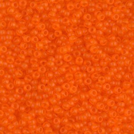Miyuki rocailles 11/0 0138F  Transparent Orange Matte (50 gram)