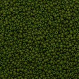 Miyuki rocailles 11-2049 Special Dyed Olive Green (10 gram)