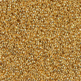 Miyuki rocailles 15 - 191 - 0191 24kt Gold Plated (5 gram)