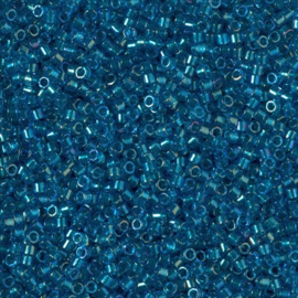 Miyuki delica 11/0 DB2385 Fancy Lined Teal Blue ( 5 gram)