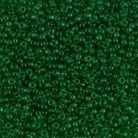 Miyuki  Rocaille 11-0146 Transparent Green 10 gram - € 1,00