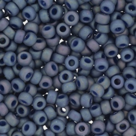 Miyuki rocailles 6/0 4703 Opaque Glazed Frosted Rainbow Bayberry (10 gram)