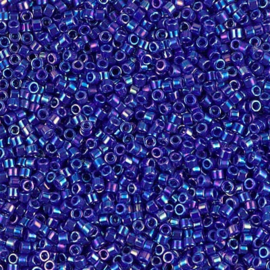 Miyuki delica 11/0 DB-0165 Opaque AB Cobalt Blue ( 5 gram)