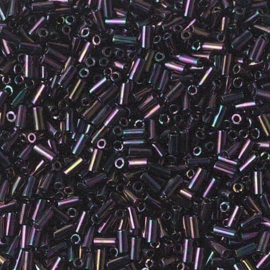 Miyuki Bugles #1 - 3 x 1,5 mm BGL1- 0454 Purple Iris Metallic ( 5 gram )