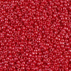 Miyuki rocailles 11/0 0426 Red Opaque Luster (10 gram)
