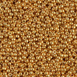 Miyuki rocailles 11/0 4203 Yellow Gold Duracoat Galvanized (50 gram)