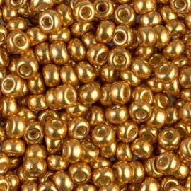 Miyuki rocailles 6/0 4203 Yellow Gold Duracoat Galvanized (50 gram)