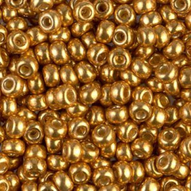 Miyuki rocailles 6/0 4203 Yellow Gold Duracoat Galvanized (10 gram)