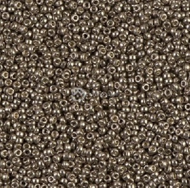 Miyuki rocailles 15-4222 Duracoat Galvanized Pewter (5 gram)