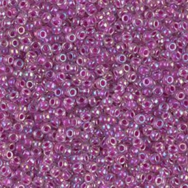 Miyuki rocailles 11/0 0264 Raspberry Lined Crystal AB (10 gram)