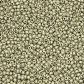 Miyuki rocailles 11-4201F Silver Duracoat Galvanized Matte (10 gram)