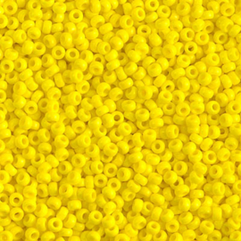 Miyuki rocailles 11/0 0404 Yellow Opaque (50 gram)