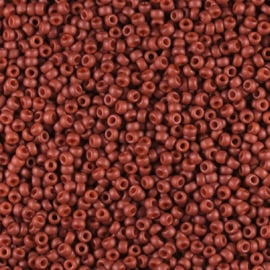 Miyuki rocailles 11-2315 Opaque Matte Burnt Sienna (10 gram)
