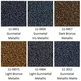 Miyuki assortiment MR11/0 Metallic