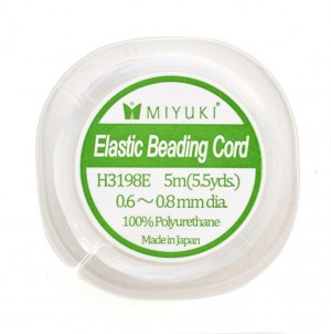 Miyuki Elastic Beading Cord 0,7 mm - 5 mtr.