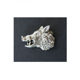 Pin wild zwijn kop
