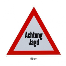 Signaalbord aluminium „Achtung Jagd“