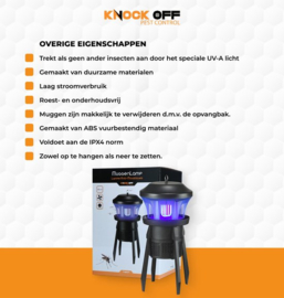Knock Pest Muggenlamp 7 Watt