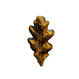 Geweiplankversiering eikenblad 4,5×2,5cm bronskleurig