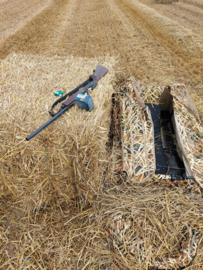 Layout blind wetland camouflage