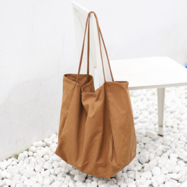 Canvas totebag - caramel -