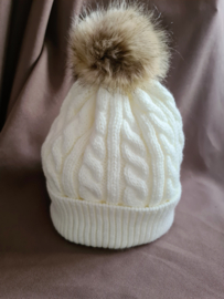 Wintermuts Pom Pom - wit -