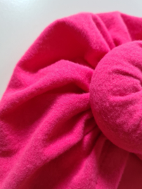 Turban met knot -  roze