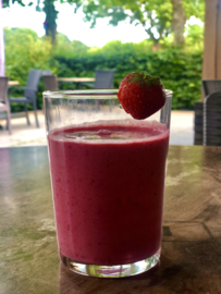 Roodfruit smoothie