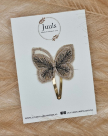 Hair clip butterfly Brons/Gold