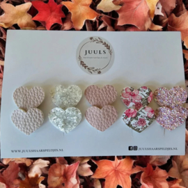 Haarspeldje autumn Isa antislip pink flowers