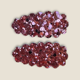 Sparkle Collection Hairclip Florien pink glitter