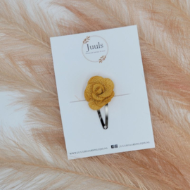 Hair clip Rose Oker