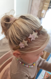 December Specials diadeem stars brown- gold - pink