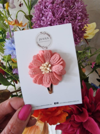 Haarspeldje Blossom peach