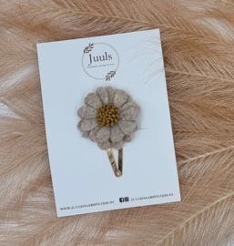 Hair clip wol Blossom Creme