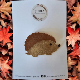 Haarspeldje autumn egeltje