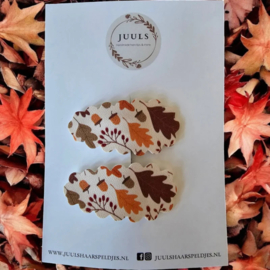 Haarspeldje Florien antislip leafs