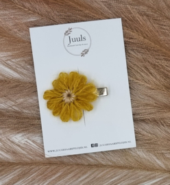 Hair clip Wol flower Yellow