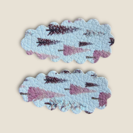 Sparkle Collection Hairclip Florien pink tree