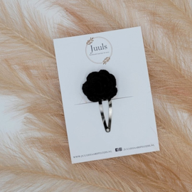 Hair clip Rose Black