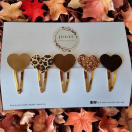 Haarspeldje autumn Isa leopard