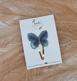 Hair clip butterfly Blue