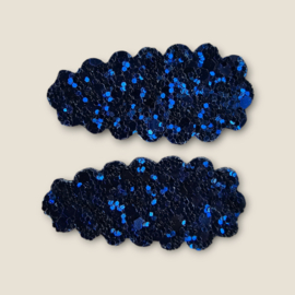 Sparkle Collection Hairclip Florien blue glitter