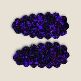 Sparkle Collection Hairclip Florien purple glitter