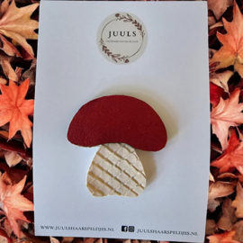 Haarspeldje autumn paddestoel