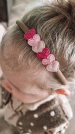 Diadeem sparkle Pink