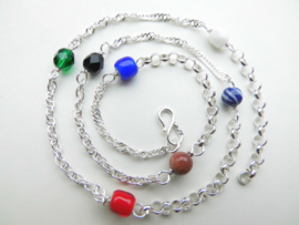 Zilveren kinder ketting "Mamio"