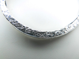 Exclusief - Zilveren boei armband "piet piet" (dikker en grotere bal)