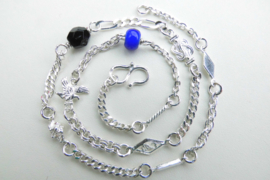 Zilveren baby alakondre ketting (dun)