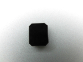 Losse zwarte steen (achthoek)
